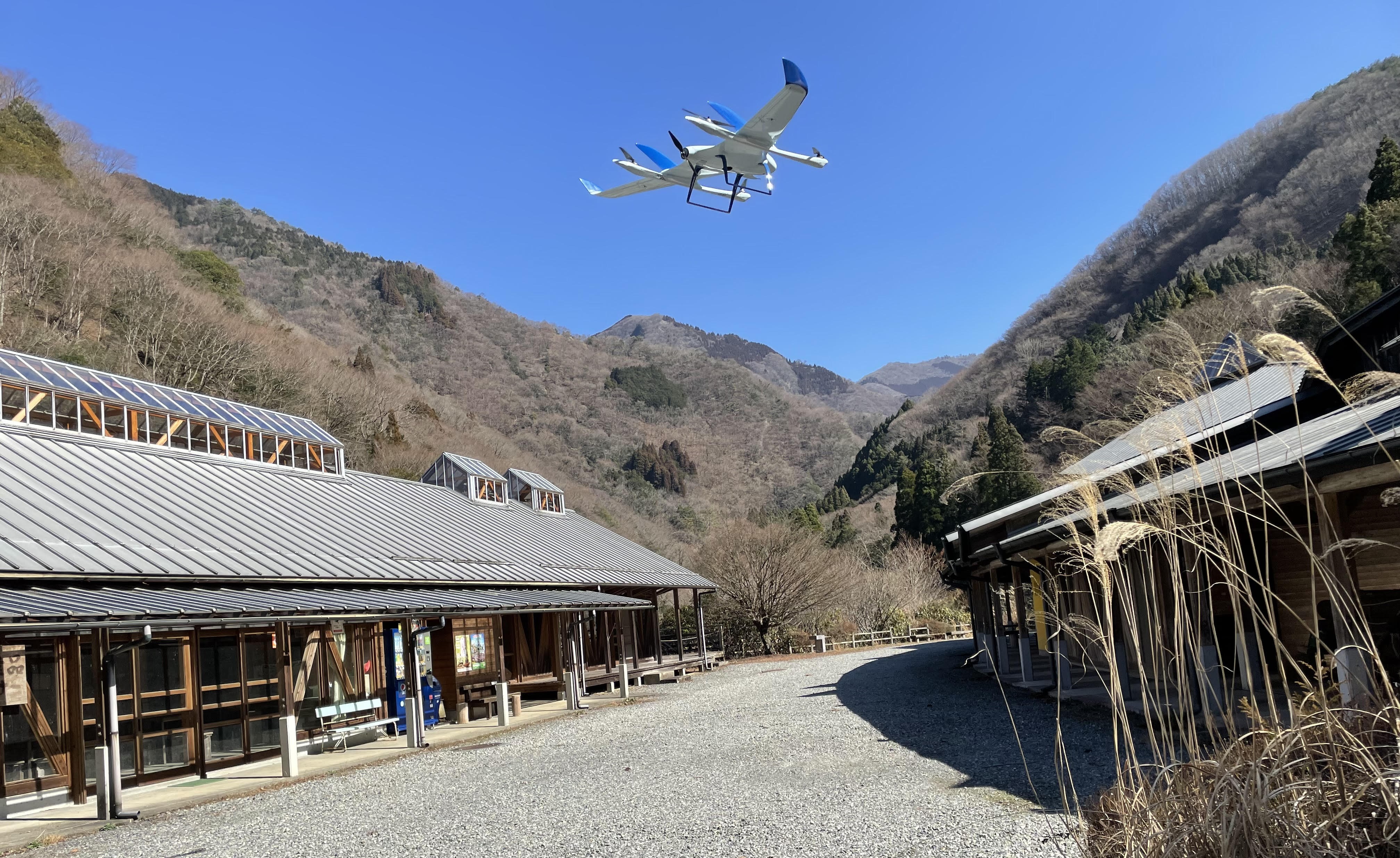 エアロセンス、VTOL型ドローンを活用し、熊本県久連子川で 砂防施設点検の効率化等を目的に飛行試験を実施